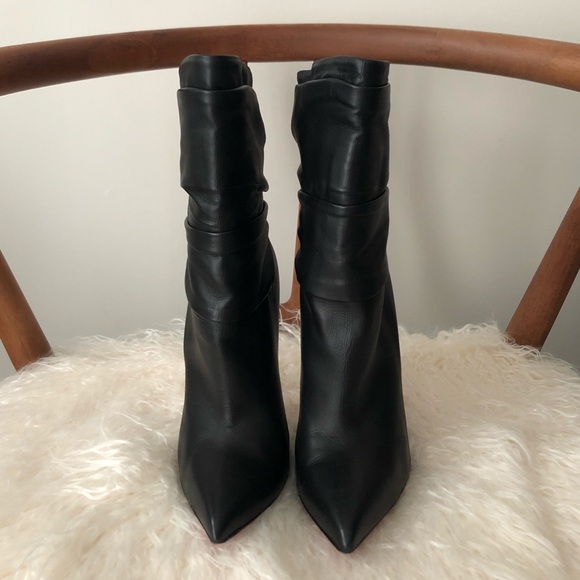SOLD💥 LOUBOUTIN Ishtar 120 Leather Boots 37 - Picture 5 of 8